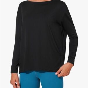 CRZ YOGA Womens UPF 50+ Lightweight Long Sleeve Workout Shirts-S‎
